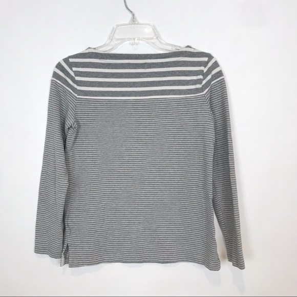 Gap Boat Neck Long Sleeve Striped Sweater B - Picture 2 of 5